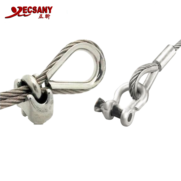 Portable Adjustable Wire Rope Thimble For Stay Rod from China