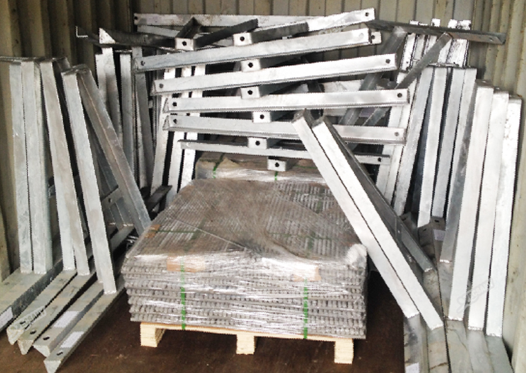 Channel Galvanized Steel Electric Pole Cross Arms For Overhead Power Line 